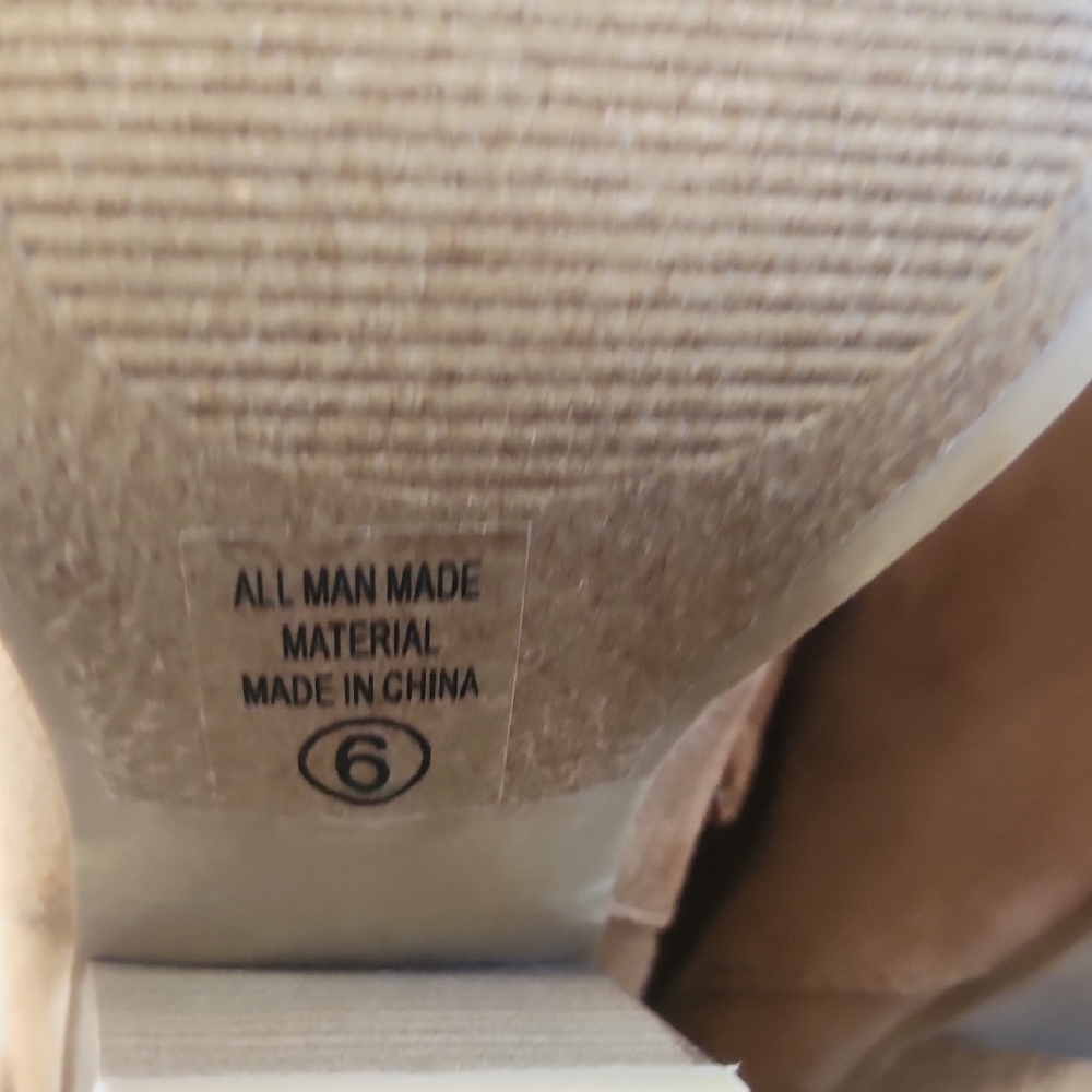 Closet Clean Out Tan Suede Women's Boots - Picture 9 of 11